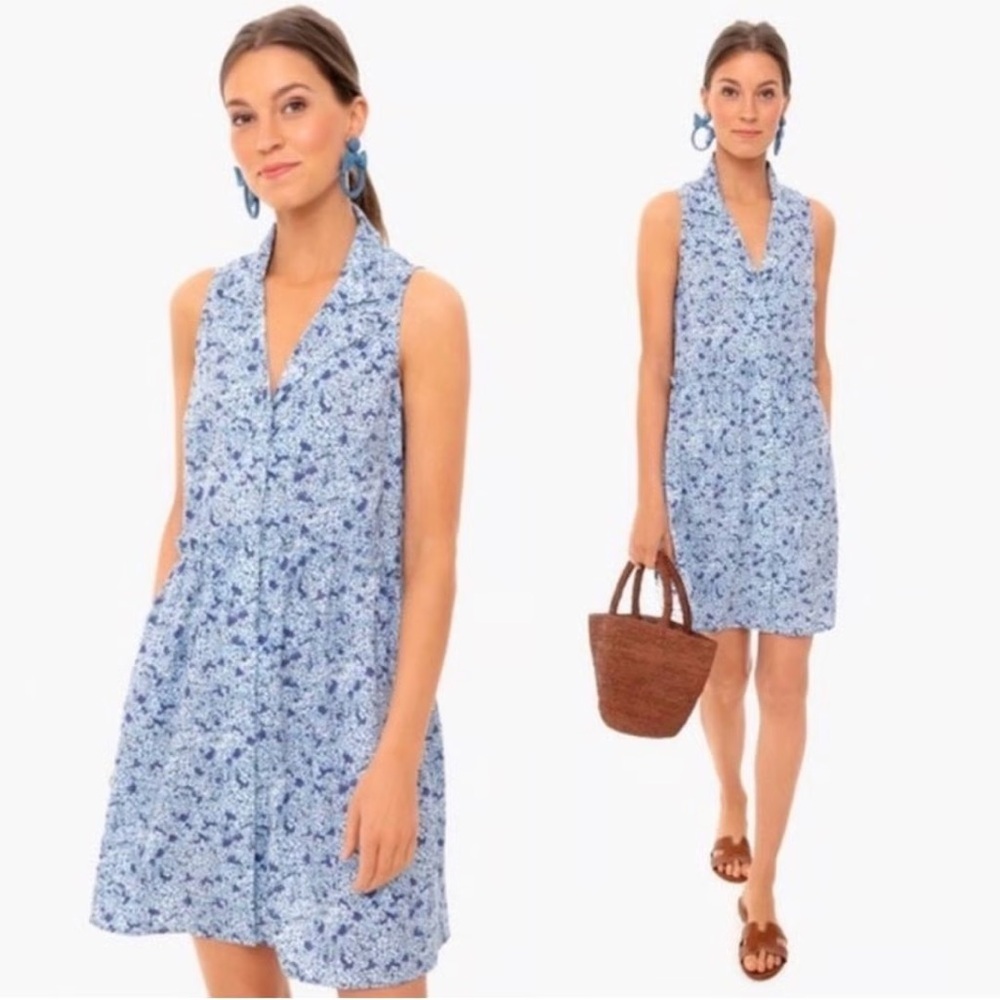 Tuckernuck Blue Floral Dress